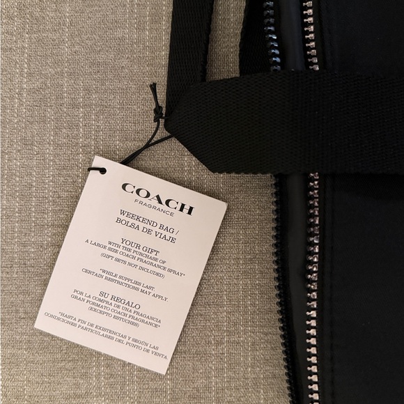 Coach Fragrance Black Duffel Bag - Picture 2 of 6